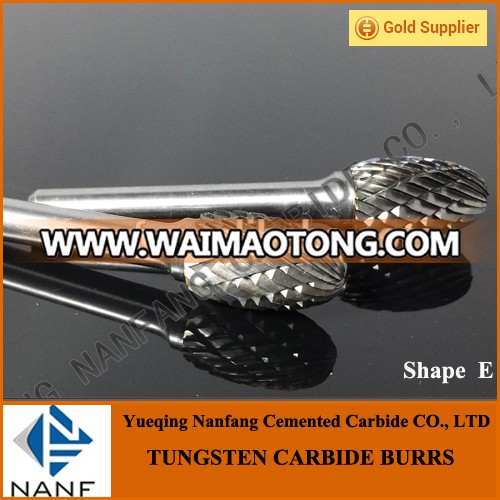 Good Quality Oval Shape E Tungsten carbide rotary file